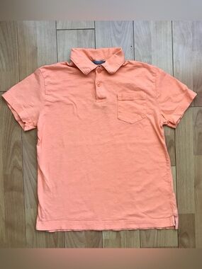 Crazy 8 cotton orange polo shirt size L